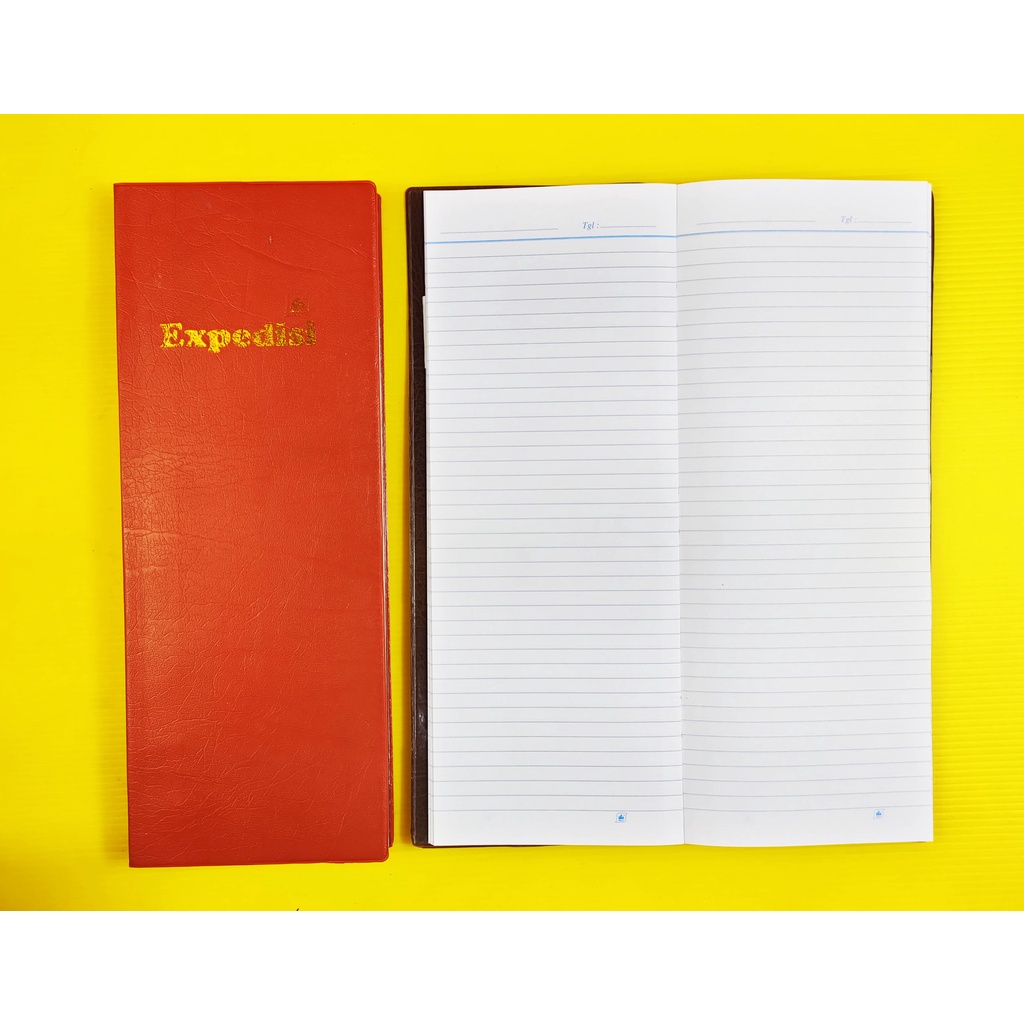 

BUKU EKSPEDISI COVER PLASTIK STANDARD 180 LBR ( 12,3 X 31,6 CM )
