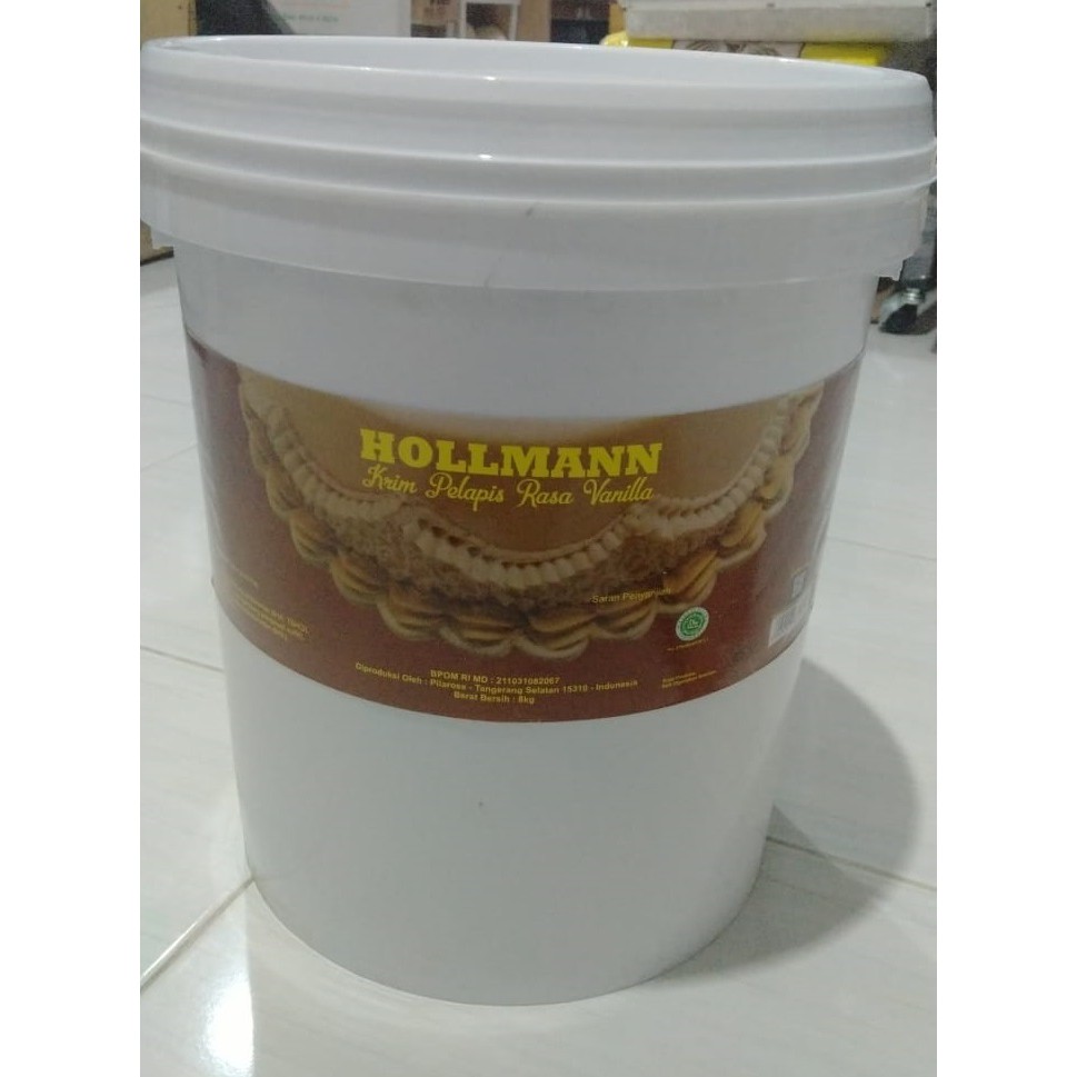 Hollman BUTTER CREAM Vanila 8Kg (Pail) Holman