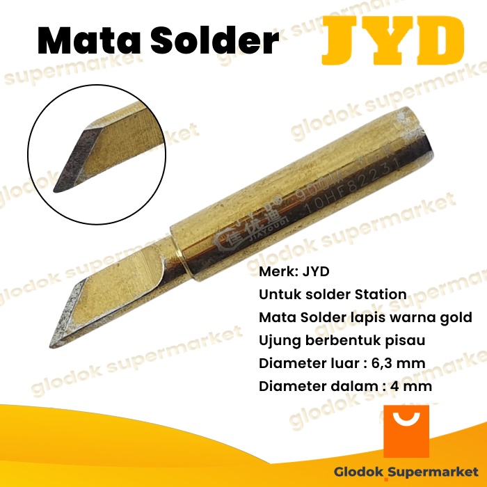 Mata Solder JYD Pisau Lancip Knife Tip Solder Station