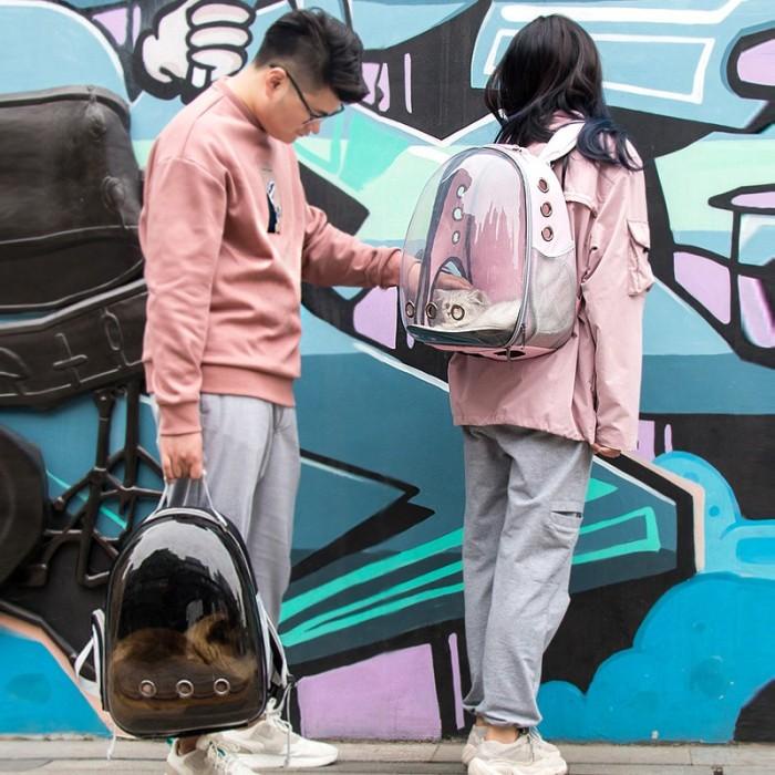 Tas Astronot Kucing Anjing | Tas Transparan | Pet Cargo | Tas Anjing