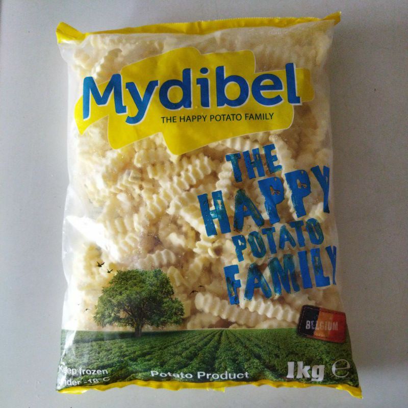 Mydibel Kentang Crinkle Cut 1kg