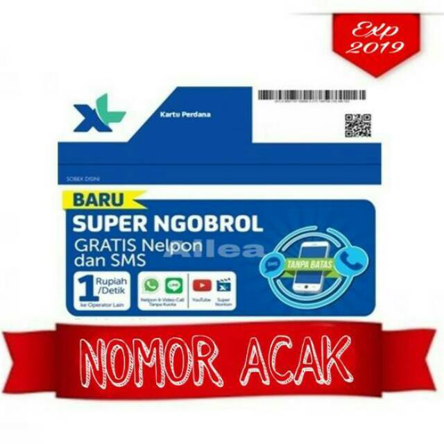 Perdana XL Nomor ACAK 1BOX