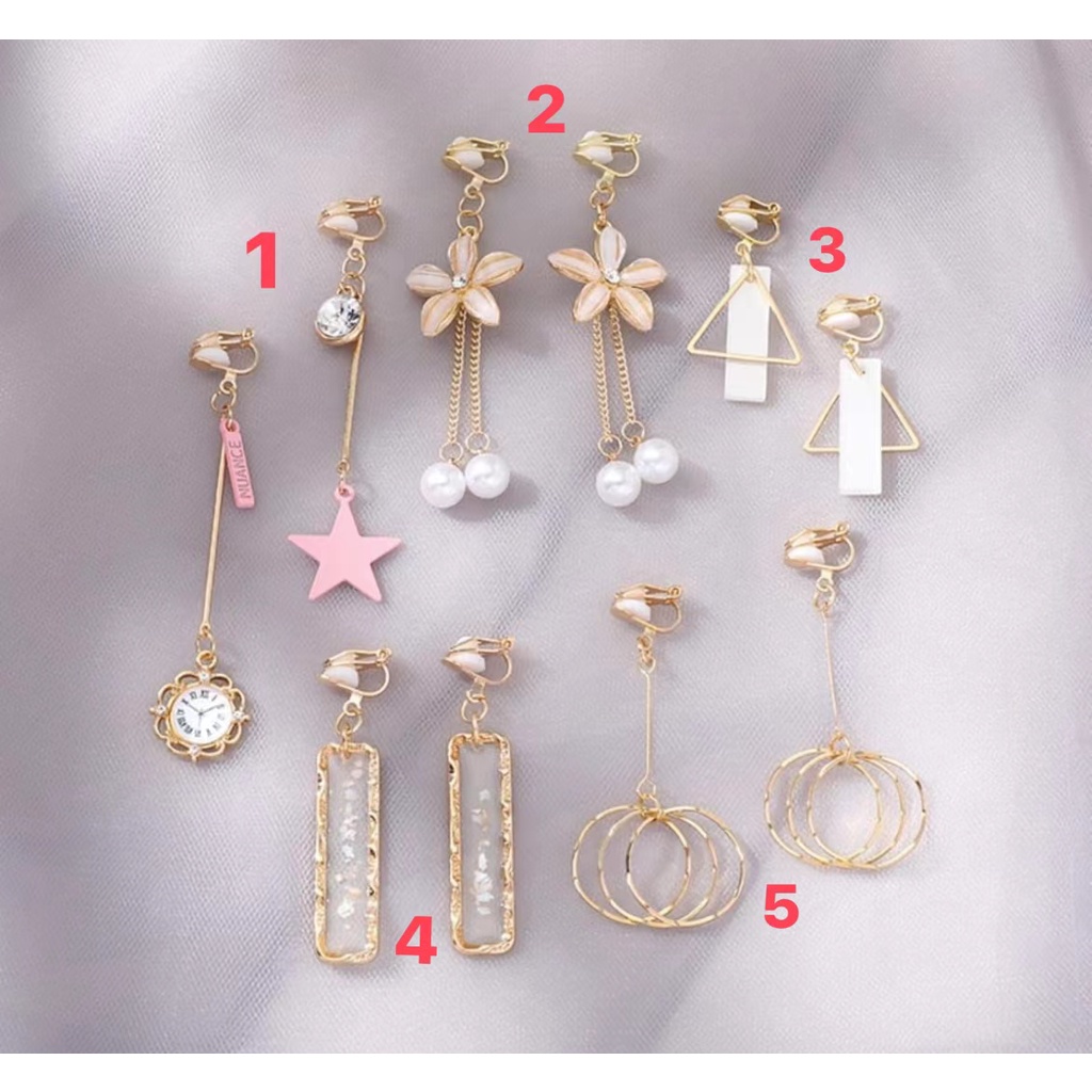 Anting fashion model korea vintage high quality anti karat