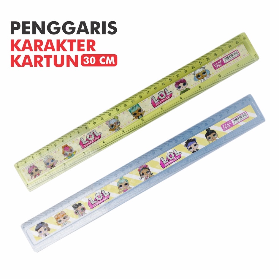 

Penggaris 30 Cm Garisan Motif Karakter Kartun Lucu Macam Warna