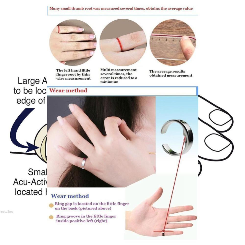 Timekey Cincin Acupressure ANTI Dengkur - 3 Ukuran A4K9