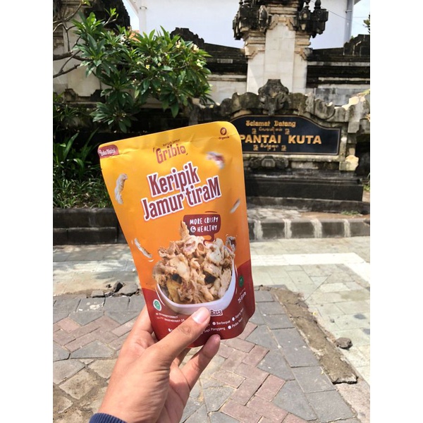 

KERIPIK JAMUR Gribio 75 GRAM | Makanan Ringan Snack Cemilan Sehat