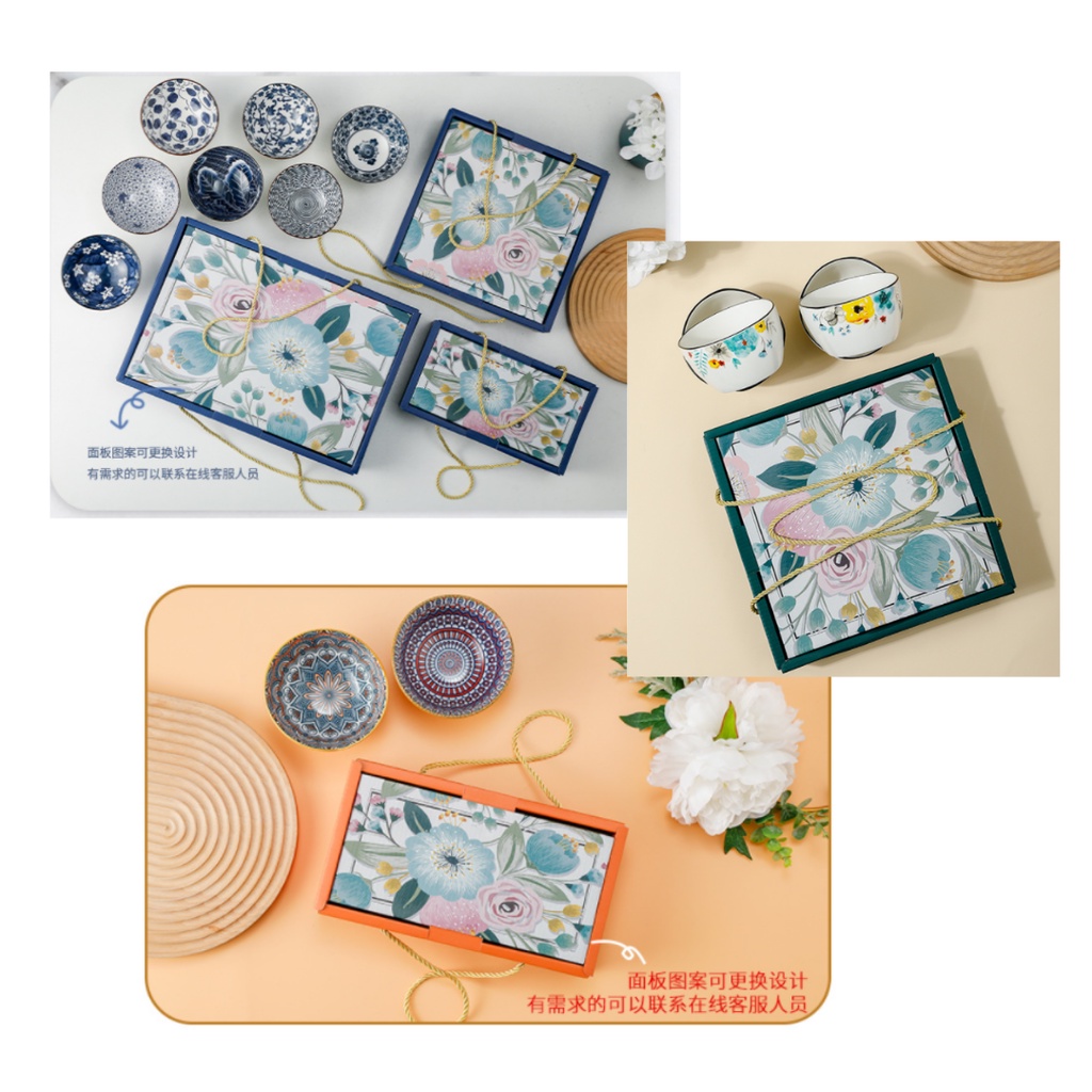 𝐆𝐨𝐨𝐝𝐬𝐂𝐨 Hampers Lebaran Idul Fitri Mangkok Set Premium Eid Mubarak Gift Set Mangkok Keramik Parsel Lebaran Hampers Ramadhan Lebaran