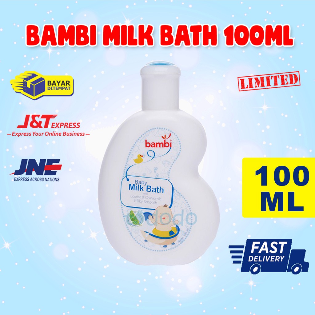 Bambi Milk Bath - Sabun Mandi Bayi 100ml