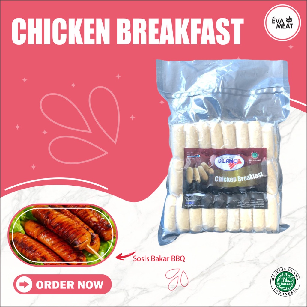 Jual Chicken Breakfast Sosis Ayam Mini Chicken Bratwurst Chicken Sausage Cocktail