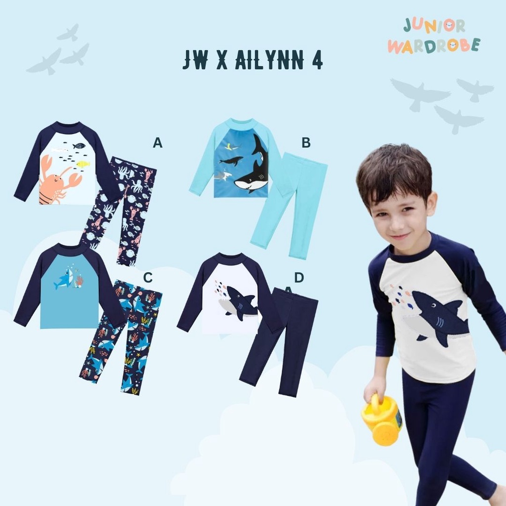 Baju Renang Anak Laki Laki Junior Wardrobe X Ailynn Stories Vol.4