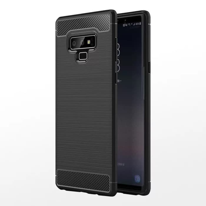 SAMSUNG NOTE 20/NOTE 20 ULTRA/NOTE 10/NOTE 10 PRO 10+/NOTE 9/NOTE 8 CASE SOFTCASE IPAKY BLACK CARBON