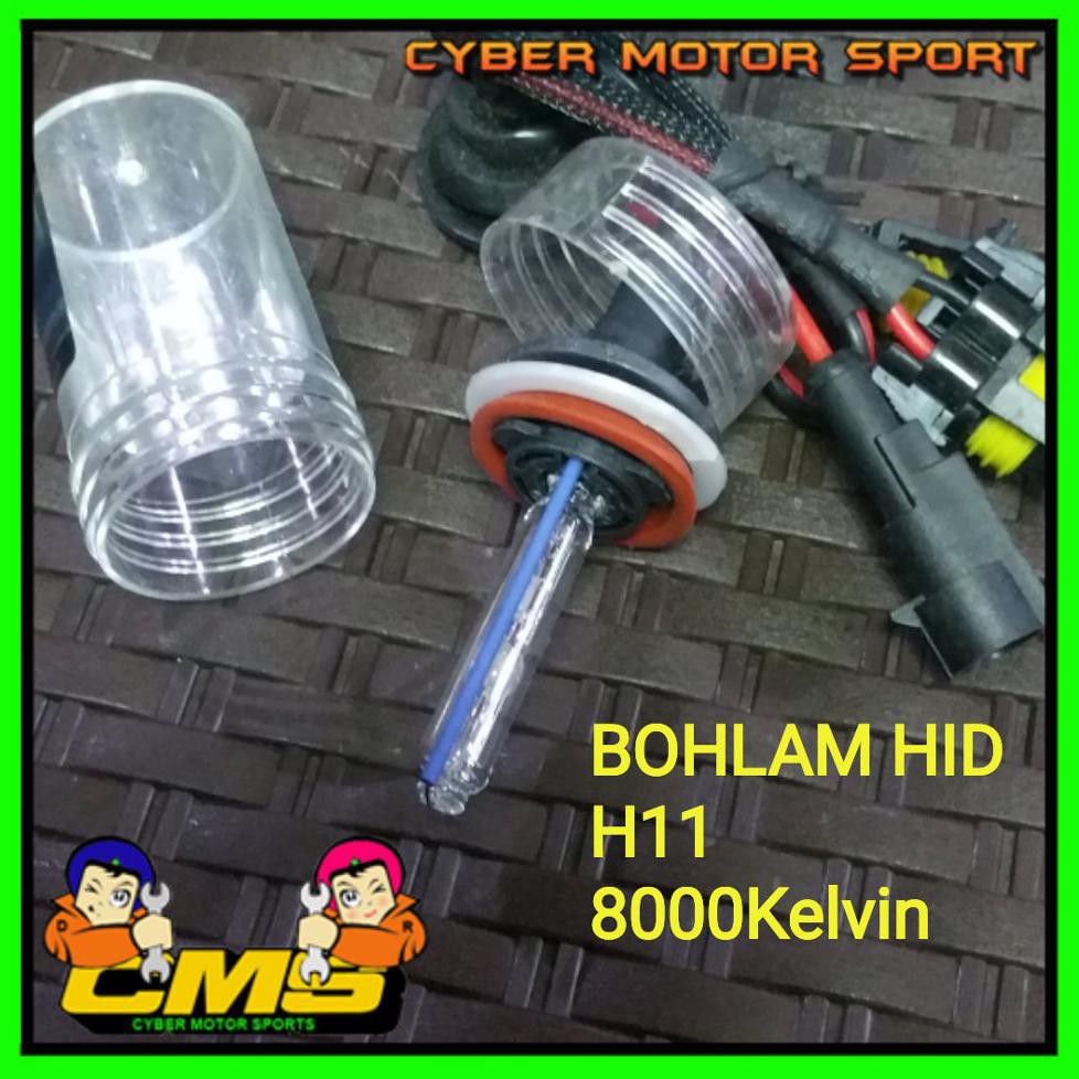 E0919 Bohlam Hid H11 . Lampu Bohlam Hid Soket H11 New