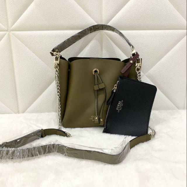 guess ella drawstring backpack