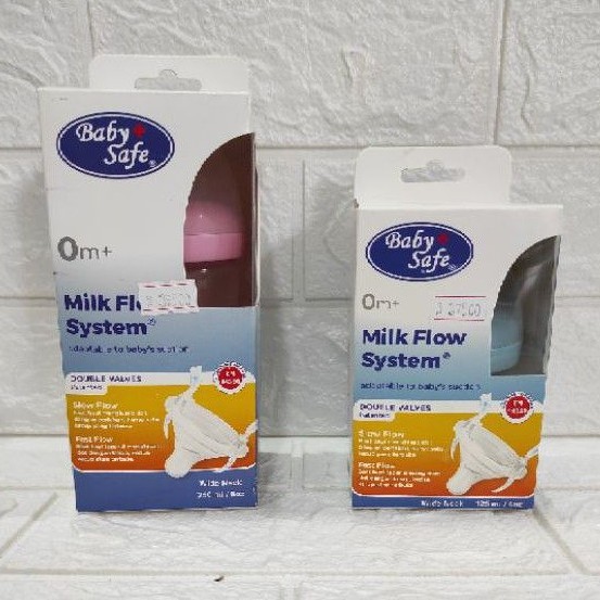 Baby Safe Botol Susu Bayi Wide Neck Milk Flow System WN01 WN02 WNS01/02 WN04 WN05