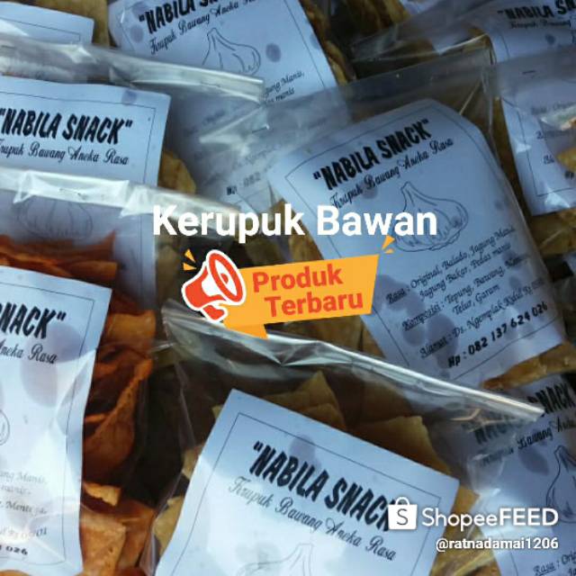 

Kerupuk Bawang/Keripik Bawang
