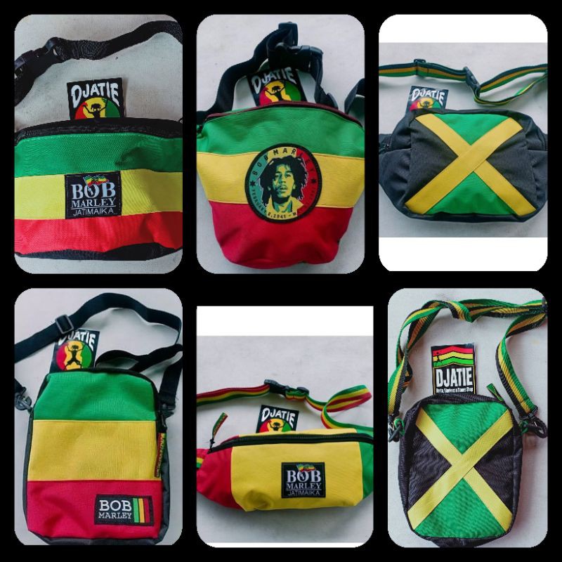waistbag rasta jamaica bob marley tas reggae jatimaika