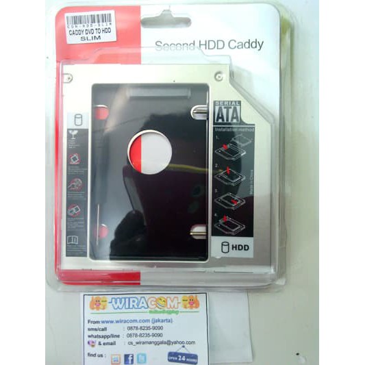 Converter DVD to HDD/Harddisk Laptop (SLIM HDD CADDY)