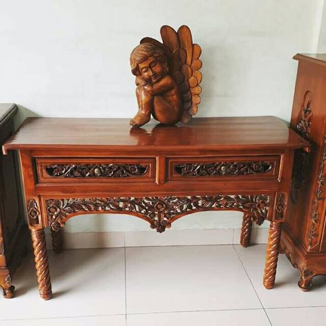 Meja konsul altar jati