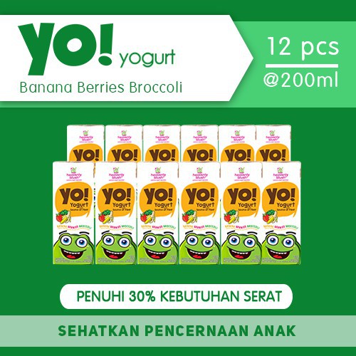 

Heavenly Blush YO! Banana Berries Broccoli [12 Pcs x 200ml]