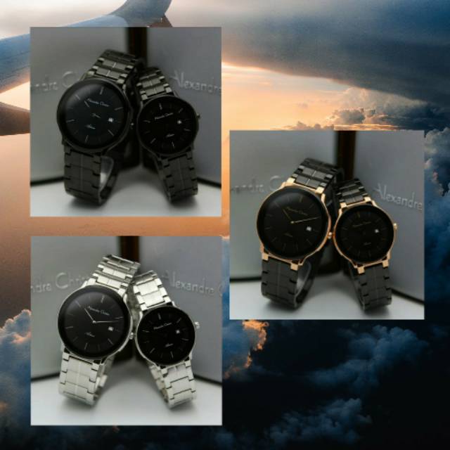 Jam Tangan Couple ALEXANDRE CHRISTIE AC8615 Original Bergaransi Resmi AC 1 TAHUN