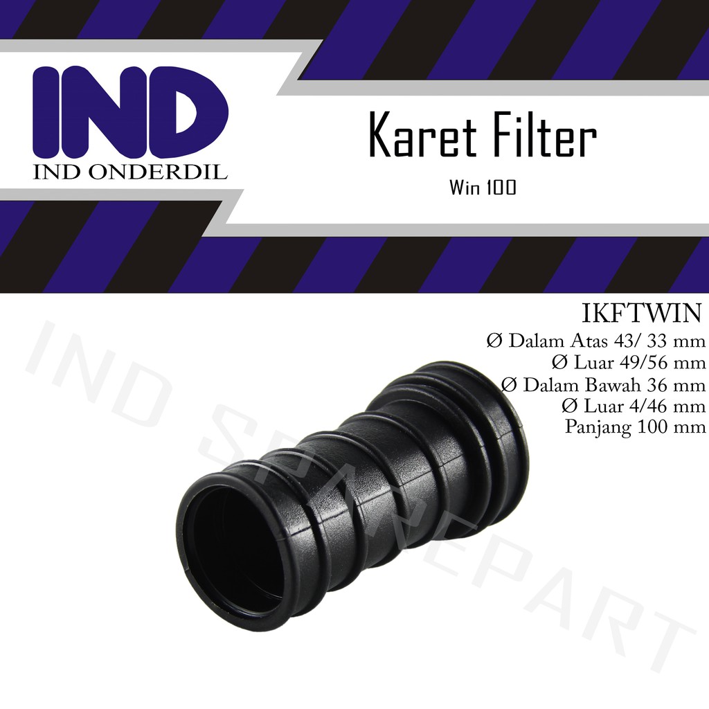 Karet Filter Join Saringan Udara Karburator-Karbu Honda Win 100