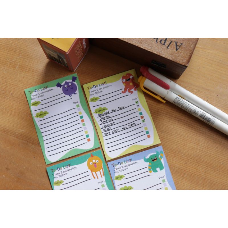 

[ CUCI GUDANG ] To Do List / Planner Monster