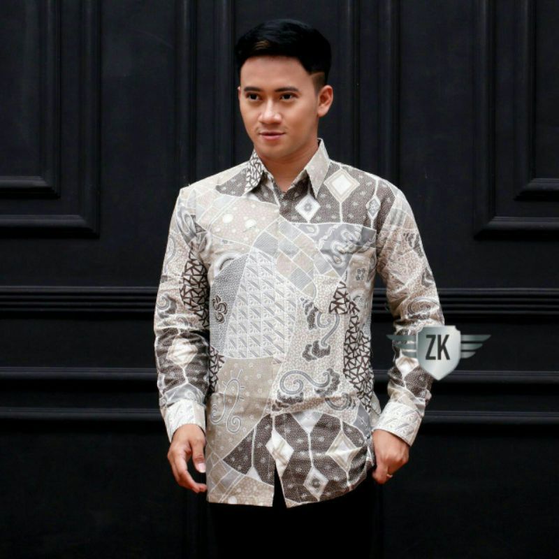 KEMEJA BATIK BAJU PRIA HRB20 M L XL XXL