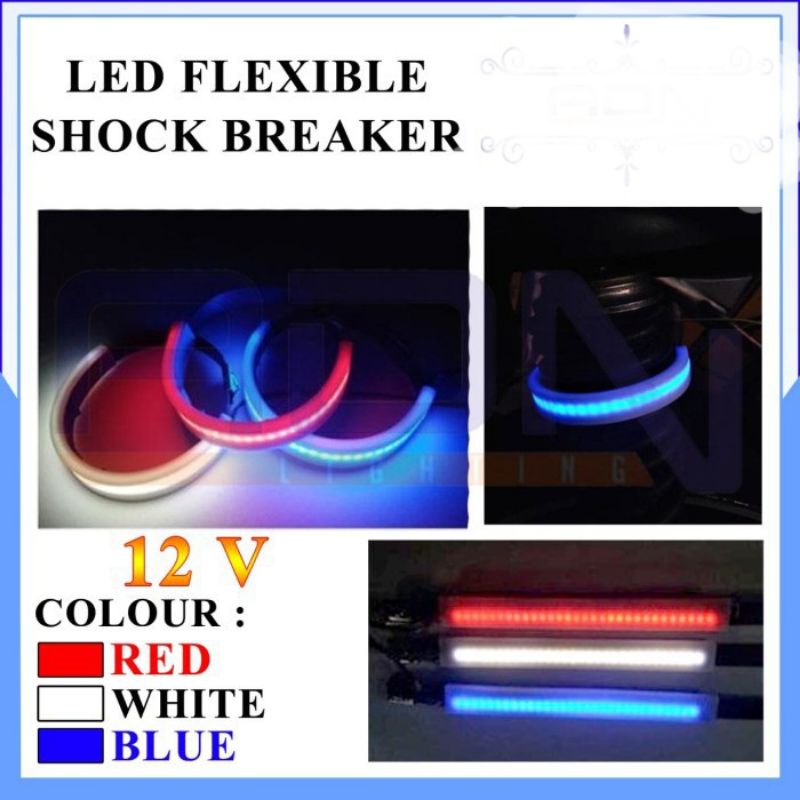 Lampu Led Strip Flexible Shock Motor 1 Tone / Lampu Shock Breaket Motor Lampu