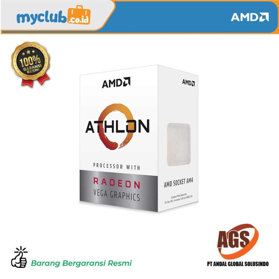 AMD Processor Athlon 3000G 3,5Ghz AM4