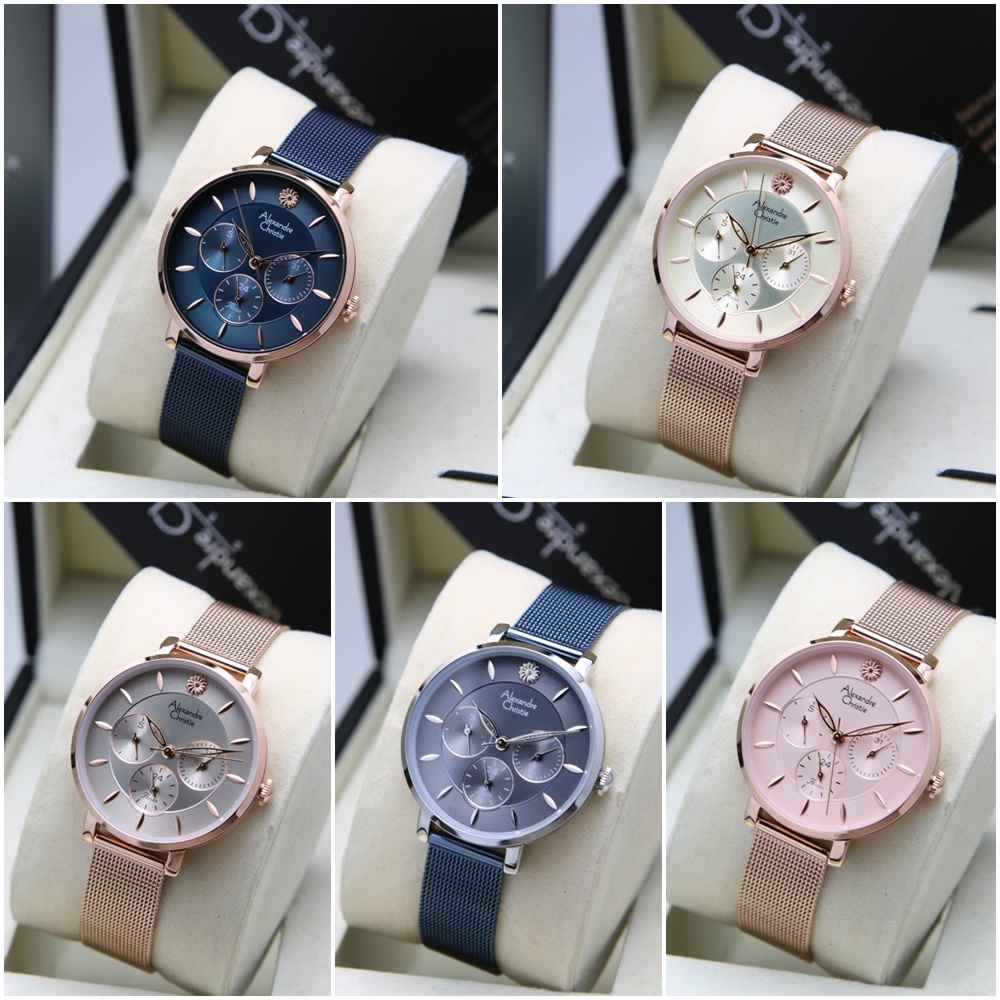 Jam Tangan Wanita Alexandre Christie AC 2959 BF Original