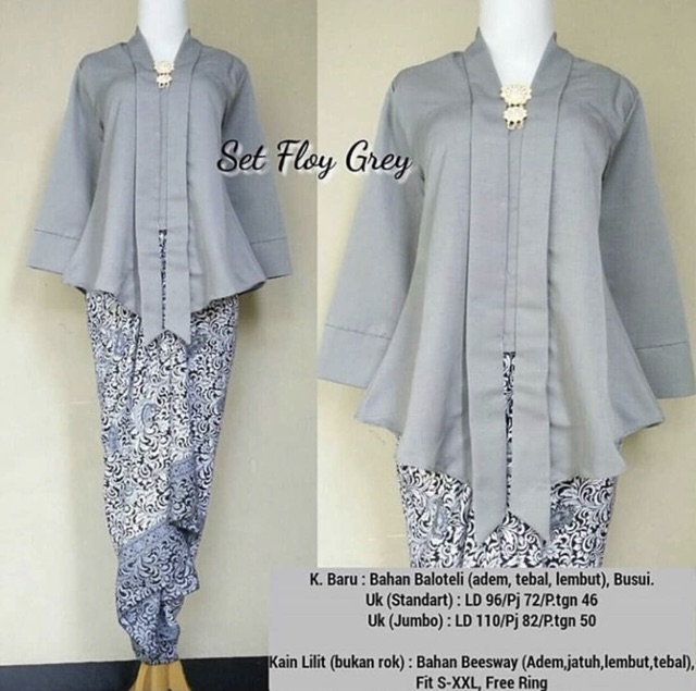 PROMO DISC!! KEBAYA KUTUBARU SET FLOY / KEBAYA MODERN