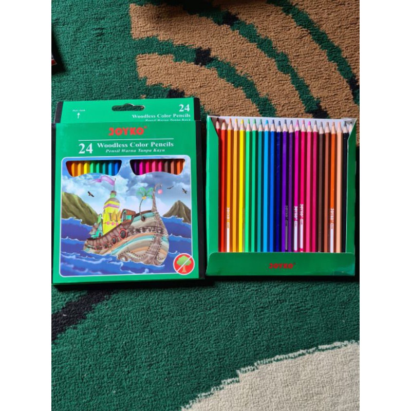 

Pensil warna 24 Warna JOYKO