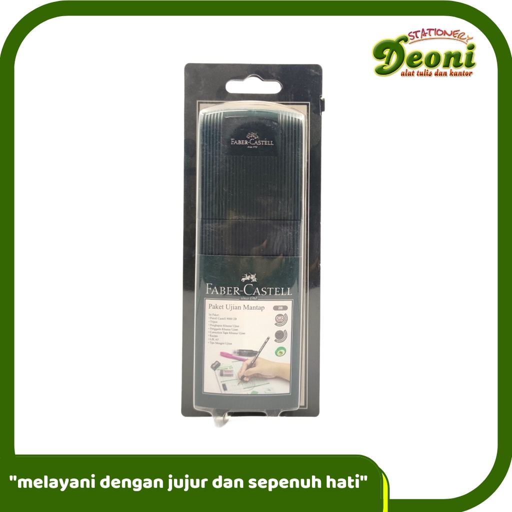 

FABER-CASTELL Paket Ujian Mantap Pensil Pulpen Penggaris
