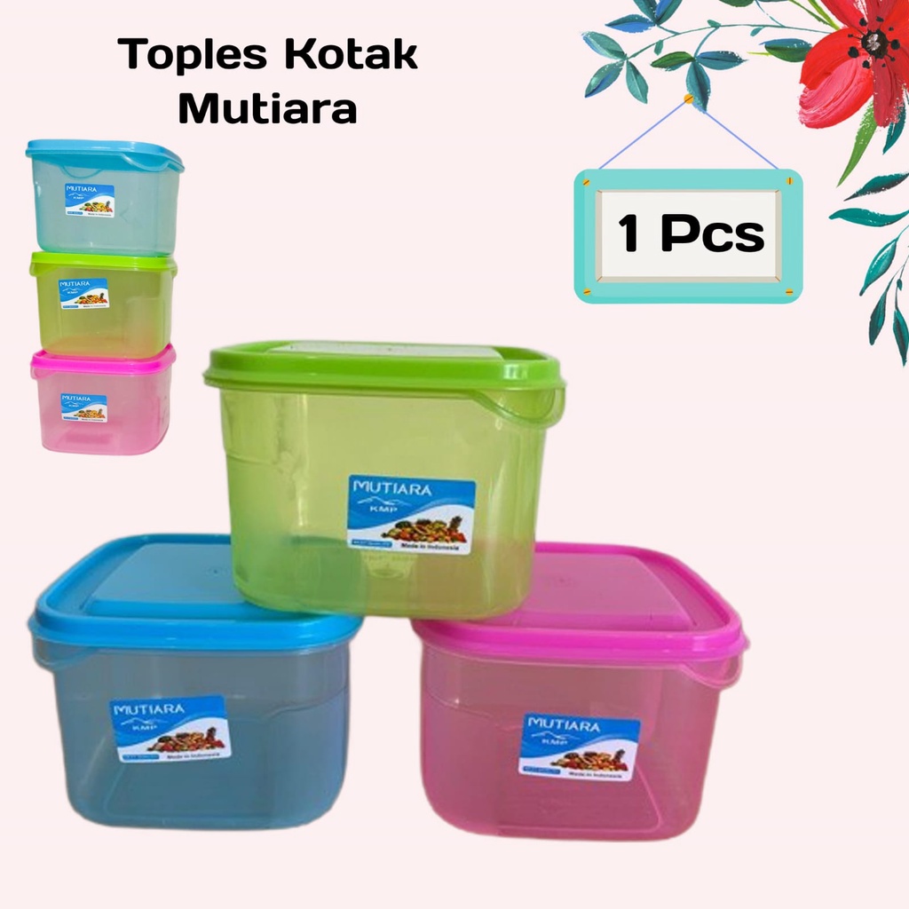 Kotak Bumbu Toples Kue Lebaran Toples Mini kotak plastik 500 ML