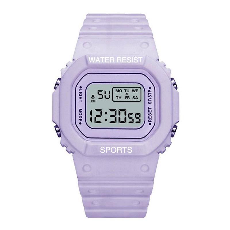 Jam Tangan Digital Rubber Pria / Wanita Segi Dw-5600