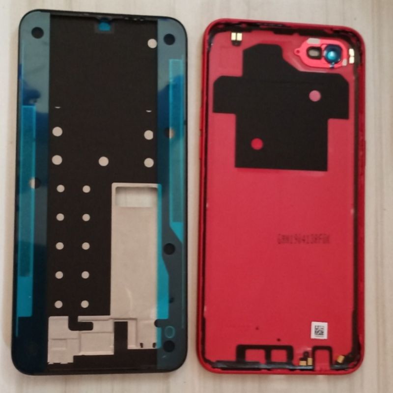 Kesing Casing Housing Fullset Frame Tulang Tengah Lcd+Backdoor Oppo A1K Original