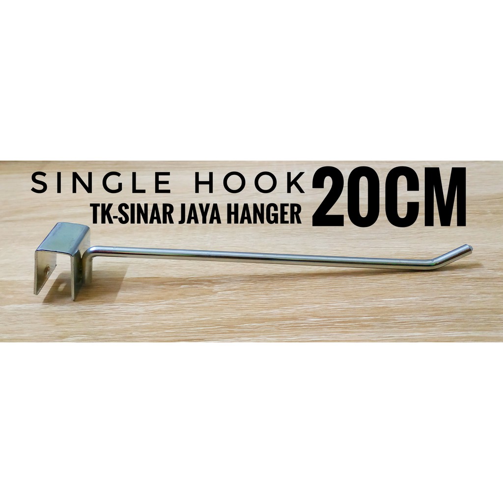 single hook ram pipa kotak 20cm