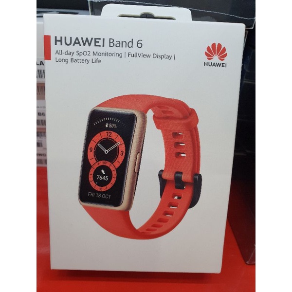 HUAWEI Band 6 Smartwatch smartBand Garansi Resmi Indonesia-Orange