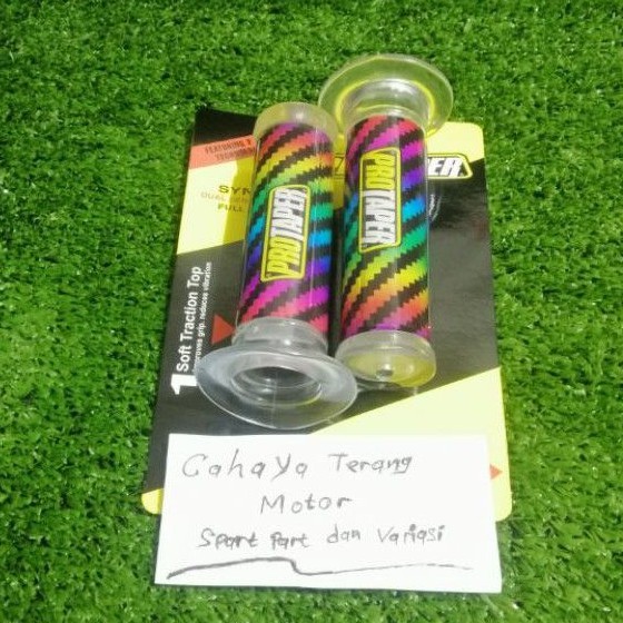 Grip Pelangi Handgrip Sarung Gas Motor Handfat Protaper Rainbow