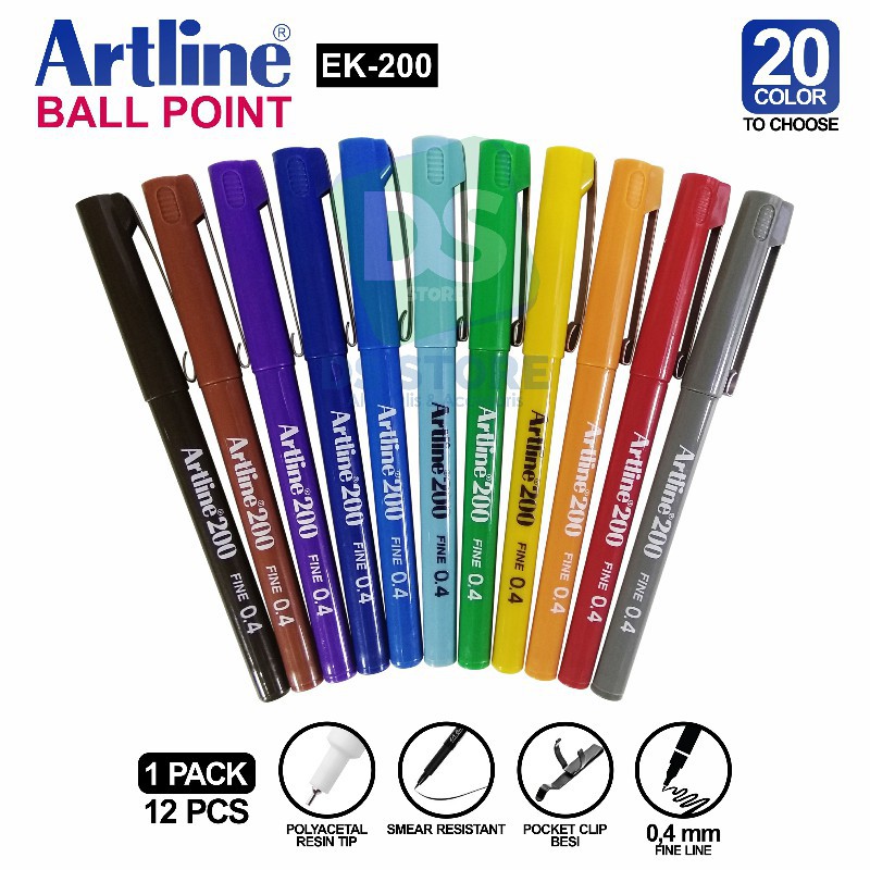 

Fineliner Bolpen / Pen EK-200 0.4 mm ARTLINE