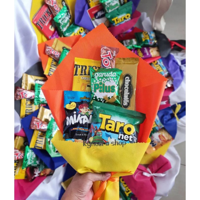 

bingkisan ultah / snack bucket / buket snack