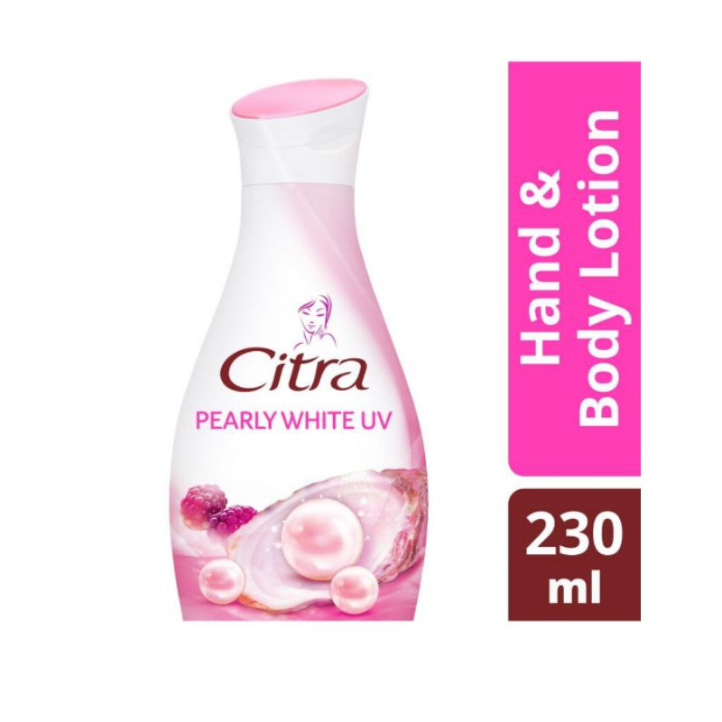 hand&body lotion citra  230ml bengkuang dan pearly white