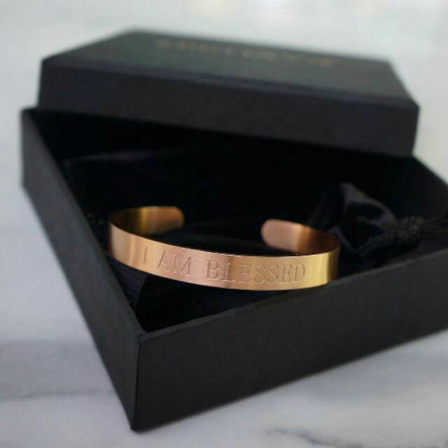 GELANG ROHANI FASHION AKSESORIS KRISTEN I AM BLESSED