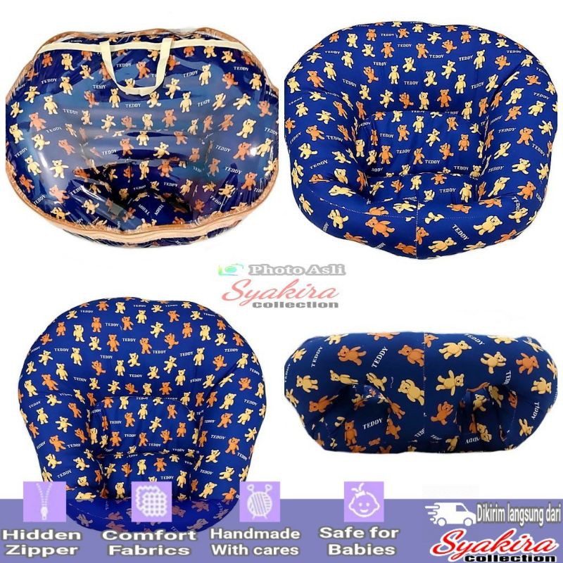 Bantal Sofa untuk bayi belajar duduk Motif Geser Foto