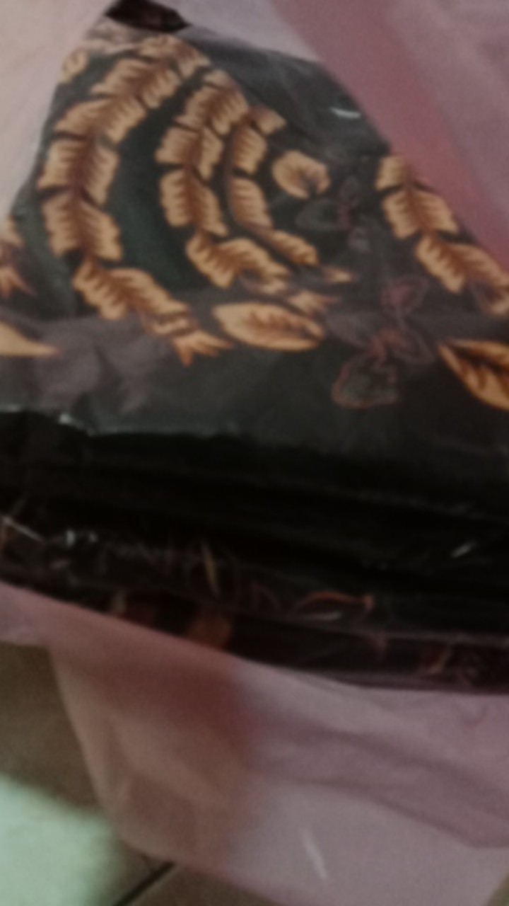 Batik Couple Keluarga Sania Ruffle Ori Ndoro Jowi Dnt - Motif Manuk Rantai Kuning