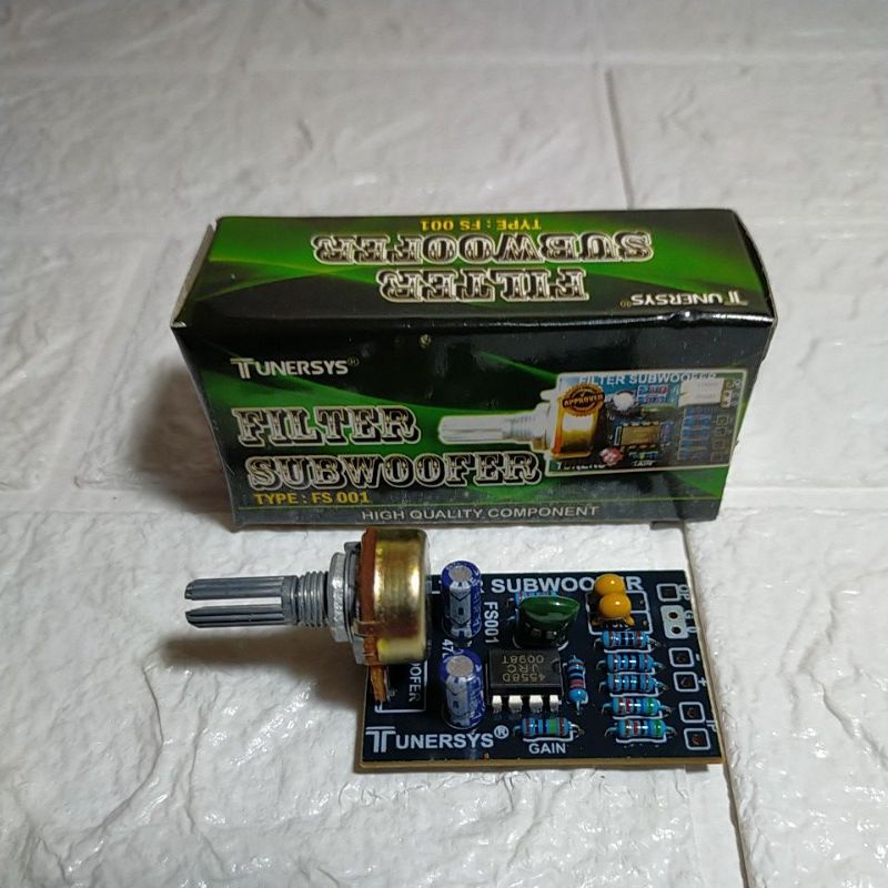 Filter subwoofer Tunersys FS001
