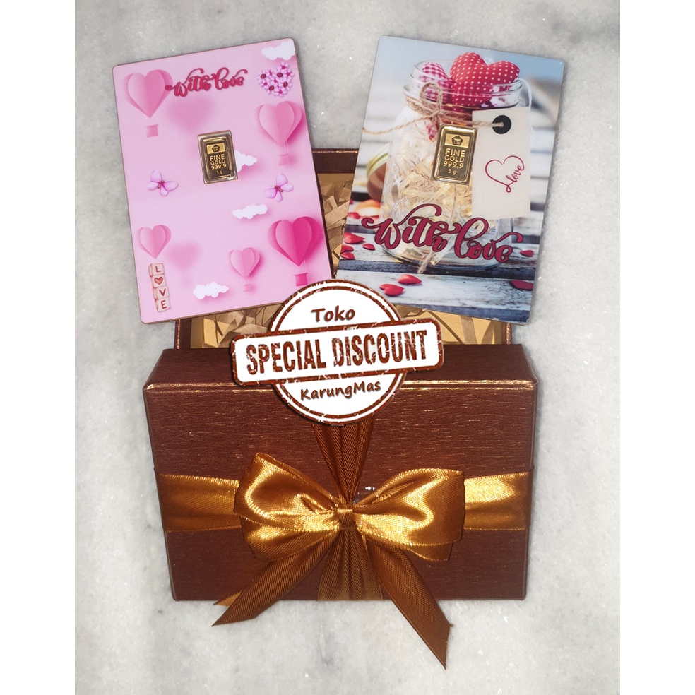 LM Emas Antam Hampers With Love Gift Series Custom