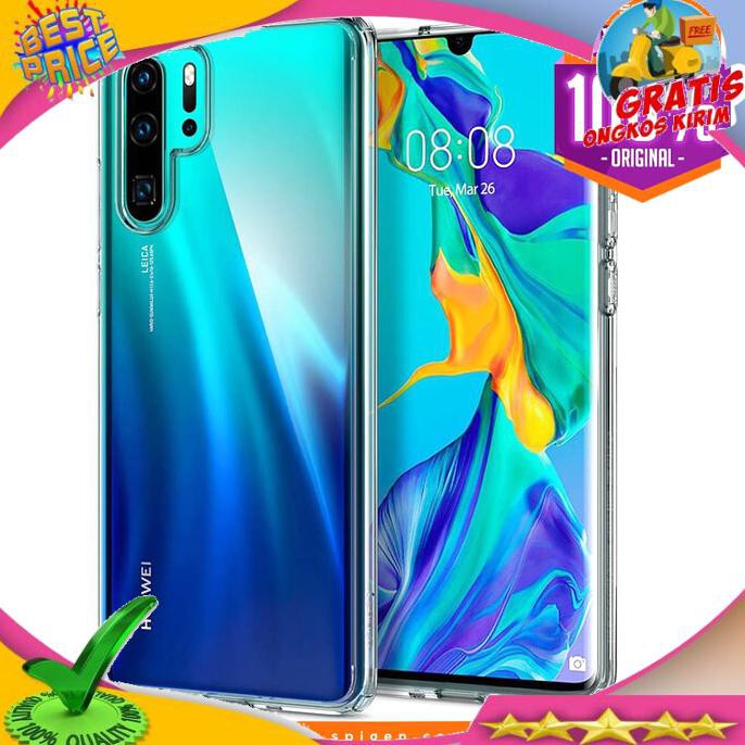 NEW PRODUK CASE HUAWEI P30 PRO SPIGEN ANTI CRACK CLEAR ULTRA HYBRID CASING - CRYSTAL CLEAR COD