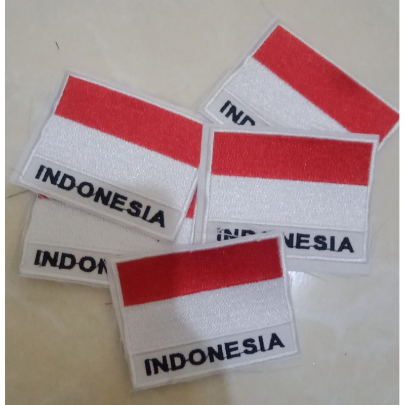 bordir bendera merah putih