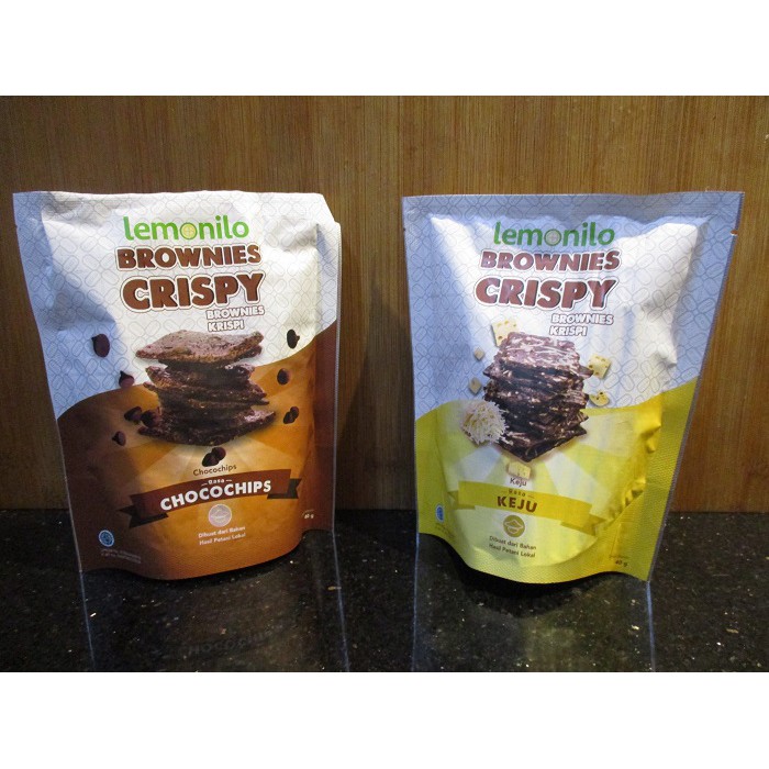 Jual BROWNIES CRISPY LEMONILO 40 gr - BROWNIS KUKIS KR   ISPI - RENDAH